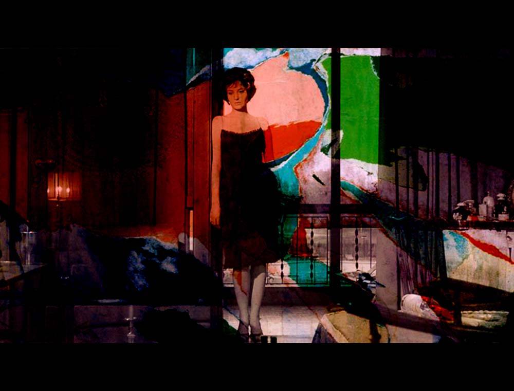 Monica alone in room 